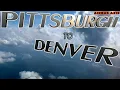 Flying Pittsburgh to Denver - Airbus A319