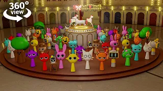 Squid Game x Sprunki - Mingle Game in VR 360°!