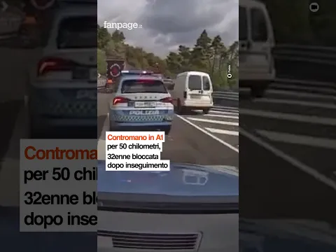 Contromano in A1 per 50 chilometri, 32enne bloccata dopo inseguimento