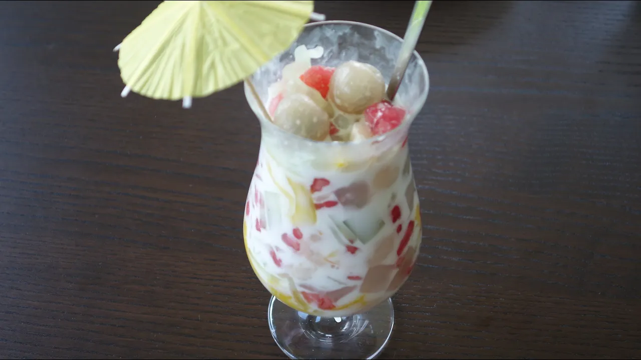 Ch Thi - Mixed Fruits in Coconut Milk Dessert (Recipe)   Helen