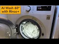 Lagu LG AiDD F4DR3096N3W - AI Wash 60° with Rinse+ (Full cycle)