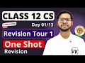 Revision Tour 1 One Shot Class 12 Python Class 12 Computer Science CBSE Board Exam 2025