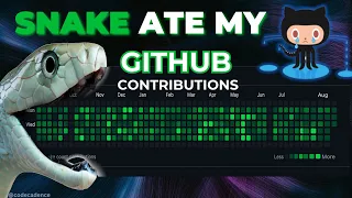 Create A Snake Eating GitHub Contributions Enhancing GitHub Readme -