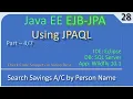 Entity JPA Query Part 4 - Query by Owner Name JavaEE EJB JPA Tutorials