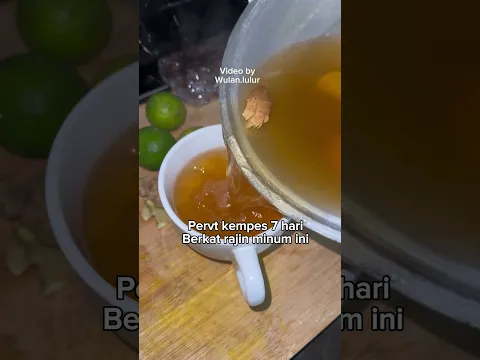 Pervut kempes berkat rajin minum ini