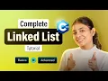 Linked List in C Full Course Basics to Advanced Ft Urvi Goel Complete DSA Prep SCALER