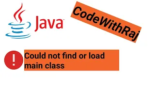 Java error could not find or load main class - Fixed