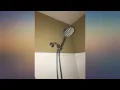 All Metal Handheld Shower Head with Hose and Brass Holder - Polished Chrome