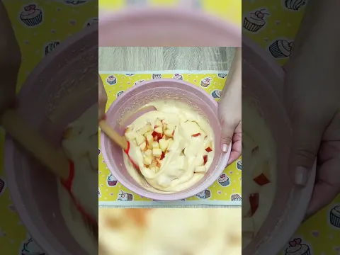 BOLO DE MAÇÃ SUPER FOFINHO E DELICIOSO! #shorts