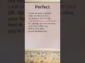 Download Lagu Perfect | Ed Sheeran