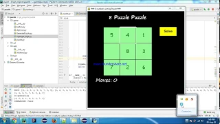 Implemented 8 number puzzle using Python pygame