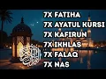 Download Lagu 7X FATIHA 7X AYATUL KURSI 7X KAFIRUN 7X IKHLAS 7X FALAQ 7X NAS | EPS 741