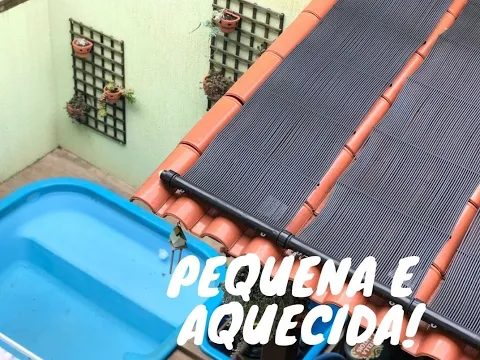 Download MP3 Aqueça a sua piscina com o sol! Piscina de 2,20 x 1,50 fibra com sistema solar e capa térmica