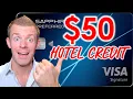 Chase Sapphire Preferred 50 HOTEL CREDIT How to Use It Demo