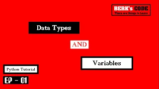 Python Tutorial EP1 - Data Types and Variable in Tamil