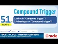 Oracle PL SQL interview question Compound Trigger