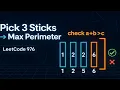 Leetcode 976 Largest Perimeter Triangle
