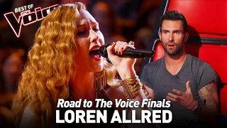 Before Never Enough Loren Allred SHINED BRIGHT On The Voice Road To The Voice Finals 