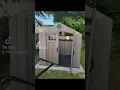 We built a shed from Sam s Lifetime brand 8ft by 7 5ft