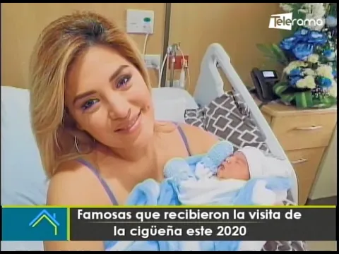 Famosas que recibieron la visita de la cigüeña este 2020