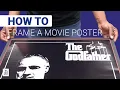 How to Frame a Movie Poster Easy Tutorial