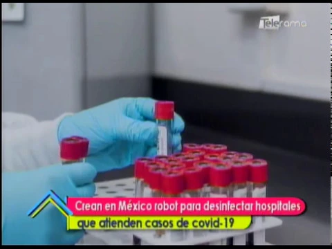 Crean en México robot para desinfectar hospitales que atienden casos de covid-19