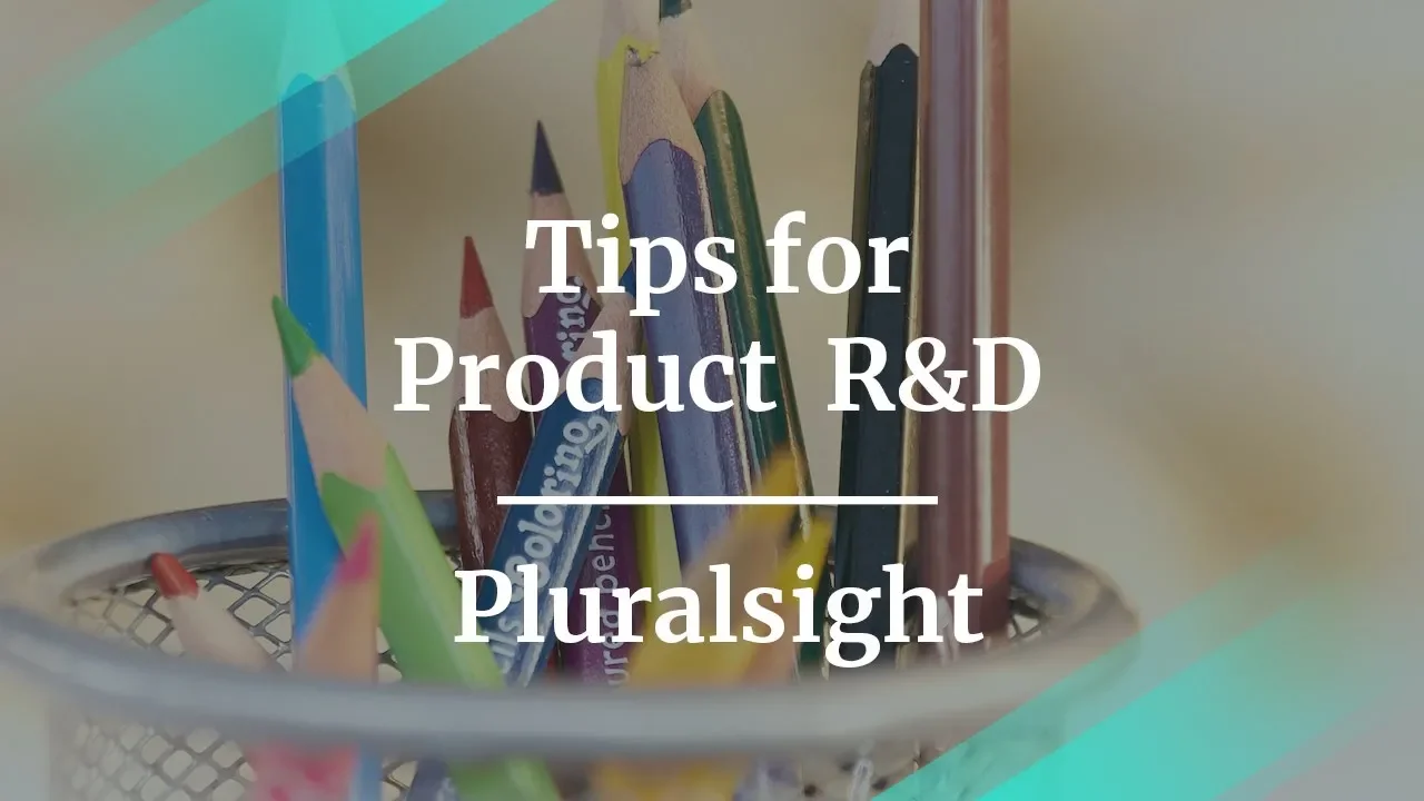 Tips and Tricks for Product R&D by Pluralsight Product Manager - YouTube thumbnail
