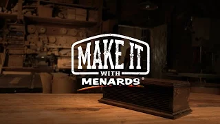 Make It With Menards - Furniture Designer BK Ellison