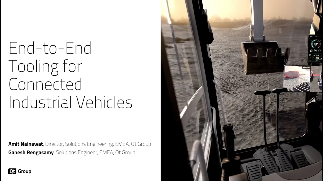 Webinar: End-to-End Tooling for Connected Industrial Vehicles