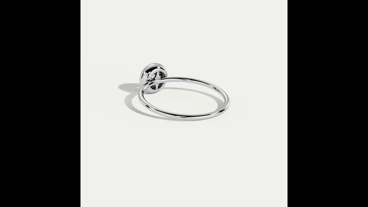 Petite Lab-Grown Diamond Pavé Halo Ring