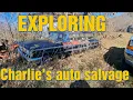 EXPLORING CHARLIES AUTO SALVAGE pt 1of 6 GALLIPOLIS OHIO 740 446 7717