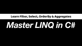 Master LINQ in C Learn Filter Select OrderBy Aggregates in 10 Minutes Tamil