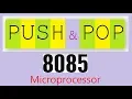 8085 Microprocessor PUSH POP Instruction