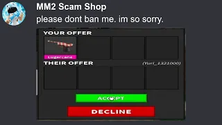I Made A MM2 Scammer Give The GODLY He Scammed Back