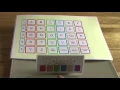 A demonstration of coded access to an alphabet chart