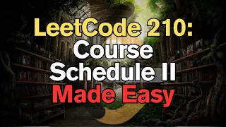 LeetCode 210 Course Schedule II Made Easy For Complete Beginners - Python Tutorial