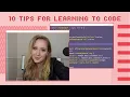 10 Things I Wish I Knew Before Learning to Code