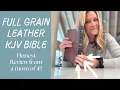 Exceeded Excitations Full Grain Leather KJV Bible from Christian Art Publishers