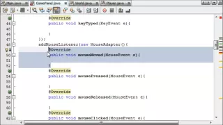 Mouse Events for the Player -