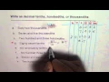 Decimal Tenths Hundredths Thousandths Practice Test