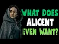 Why does ALICENT HIGHTOWER have no AGENCY in House of the Dragon