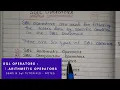 Explain Arithmetic Operator SQL Operators in DBMS in Hindi