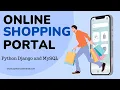 Shopping Portal using Python Django MySQL Final Year Project for B Tech Students