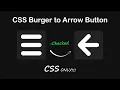 Hamburger Arrow Button CSS HTML CSS Arrow Animation