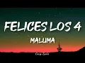 Download Lagu Maluma - Felices los 4 (Official Lyrics Video)
