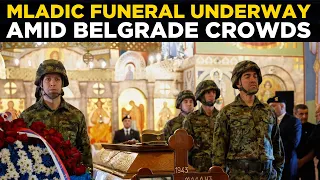 MLADIC FUNERAL LIVE | Thousands Gather in Belgrade as Convicted War Criminal Lies in State