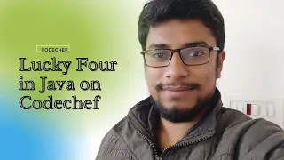 Lucky Four in Java Codechef