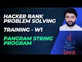 Coding Challenge Java Part 8 Pangram String Program Coding Solution Hackerrank Practice