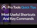 Pro Tools Quick Tips Most Useful Shortcuts And Key Commands