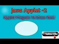 Draw Oval Using Applet